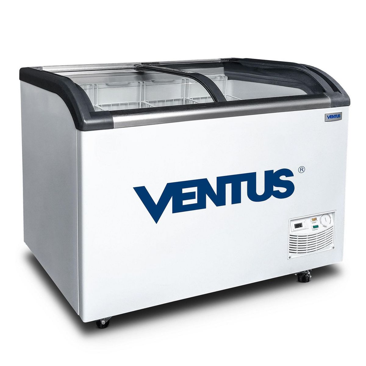 Ventus - Conservadora Tapa Vidrio Curvo 320L CTV-320Q Blanco