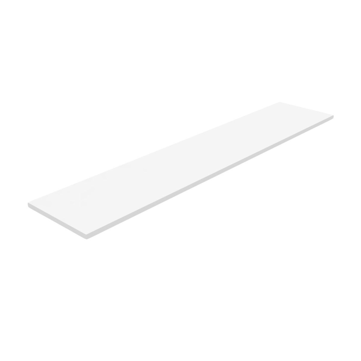 LUCANAS FURNITURE - Repisa de Melamina 120x25cm Blanco