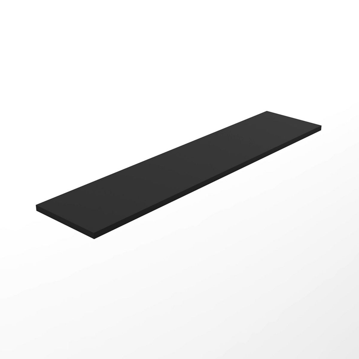 LUCANAS FURNITURE - Repisa de Melamina 90x20cm Negro