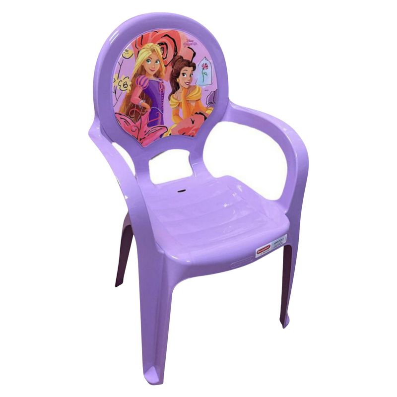 DURAPLAST - Silla de Plástico para Niñas Princesa
