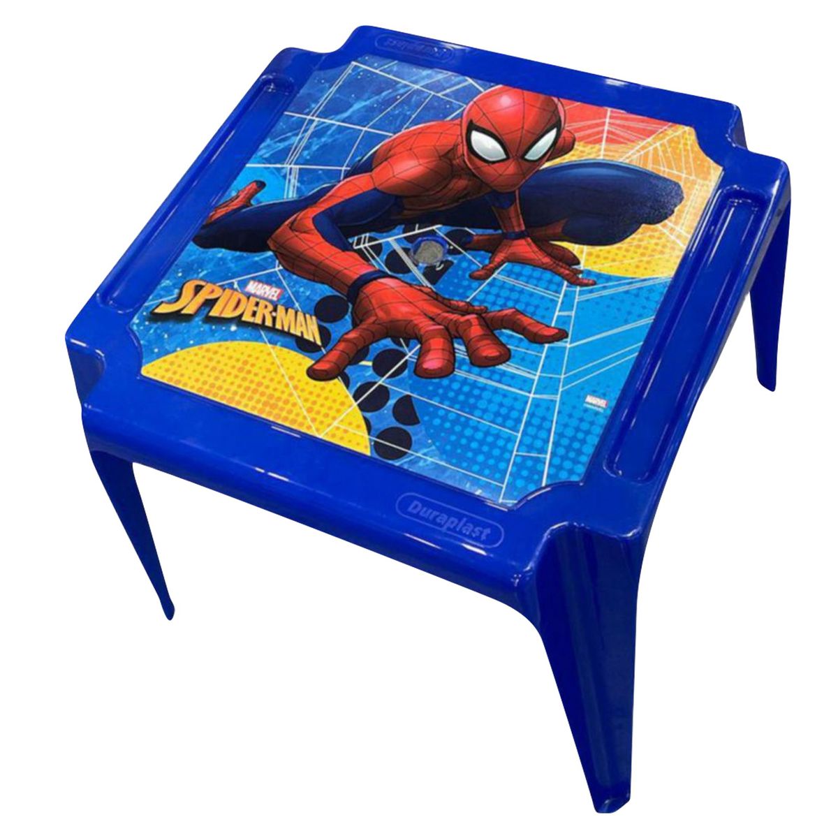DURAPLAST - Mesa de Plástico de Niños de Spiderman 36x36CM