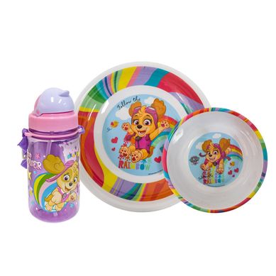 Set Melamine Bowl + Plato + Tomatodo Paw Patrol M