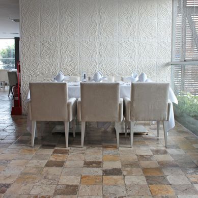 Loseta Victoriano R�stico Blanco 40x40cm