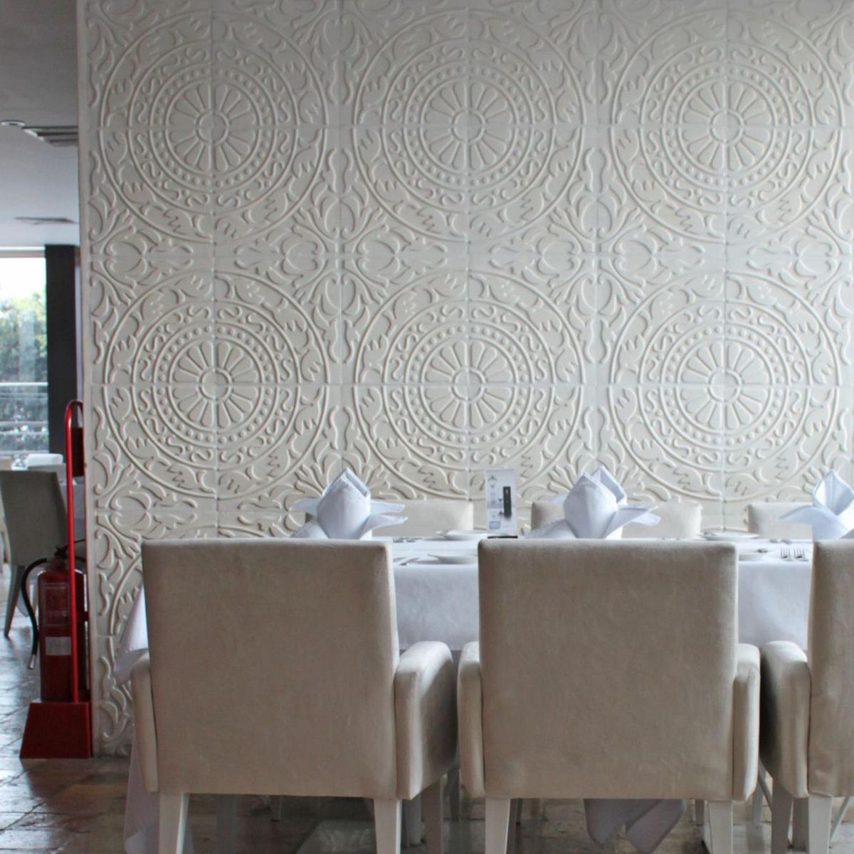  - Loseta Victoriano Rústico Blanco 40x40cm