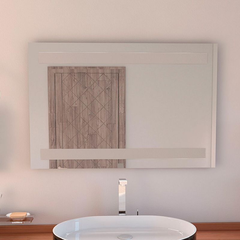 TUHOME - Espejo de Baño con Franjas Largas Udine
