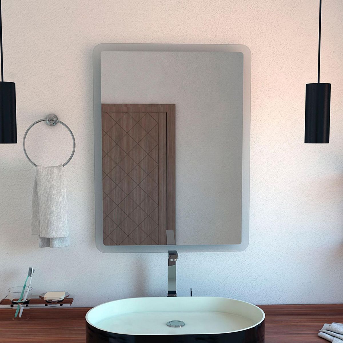 TUHOME - Espejo con Bordes Arezzo