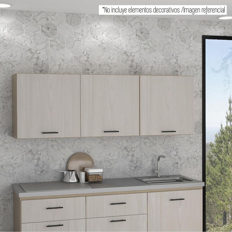TUHOME - Puerta para Mueble de Cocina Modular Stella Blanco 60cm ancho