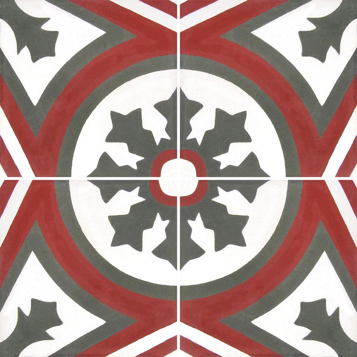  - Mosaico Empastado Flor Alfil 20x20cm