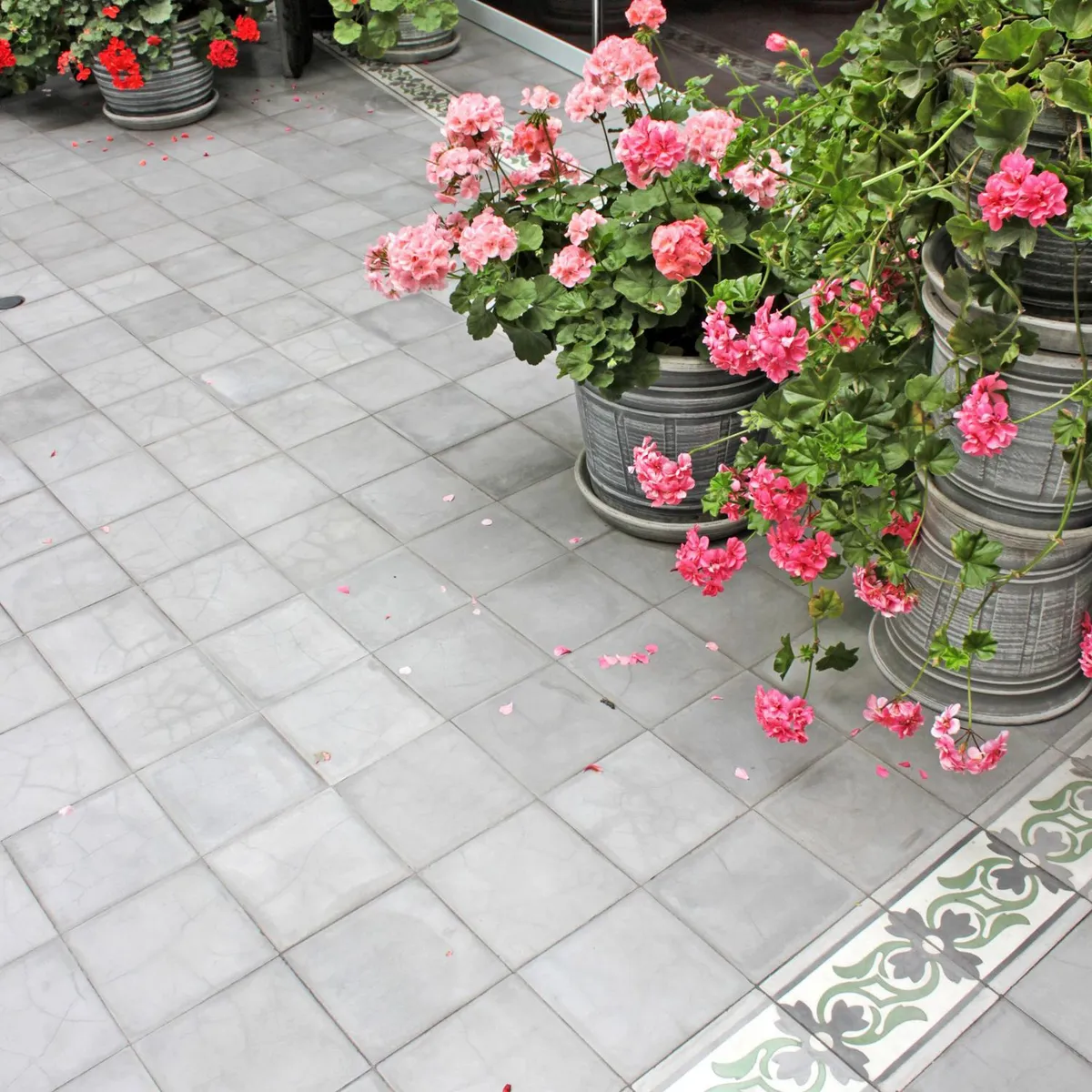  - Mosaico Empastado Gris Claro 20x20cm