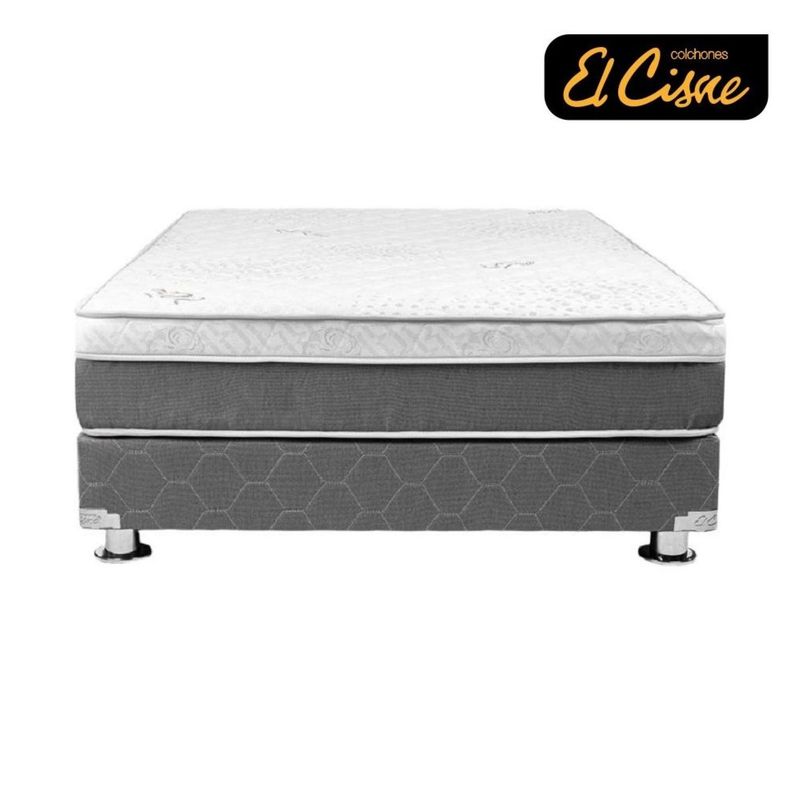 EL CISNE - Cama Brave 2 Plazas + Colchón