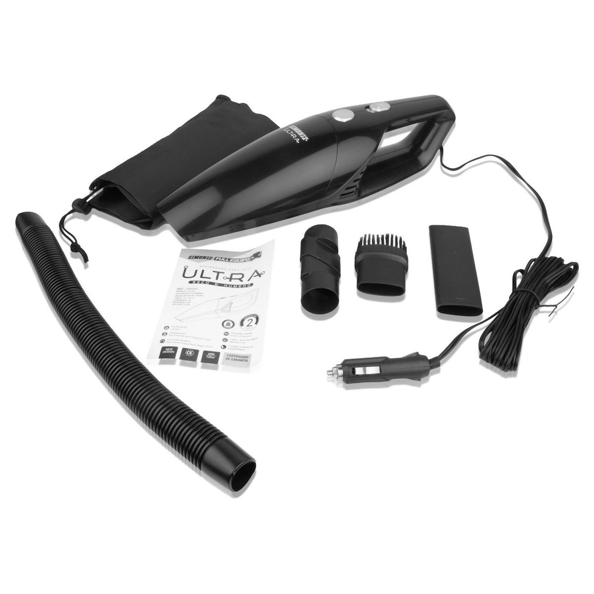 SIMONIZ - Aspiradora Ultra SIMONIZ Full Equipo para Auto