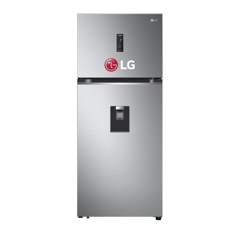 LG - Refrigeradora GT37SGP 374L Door Cooling Top Freezer Plateado LG