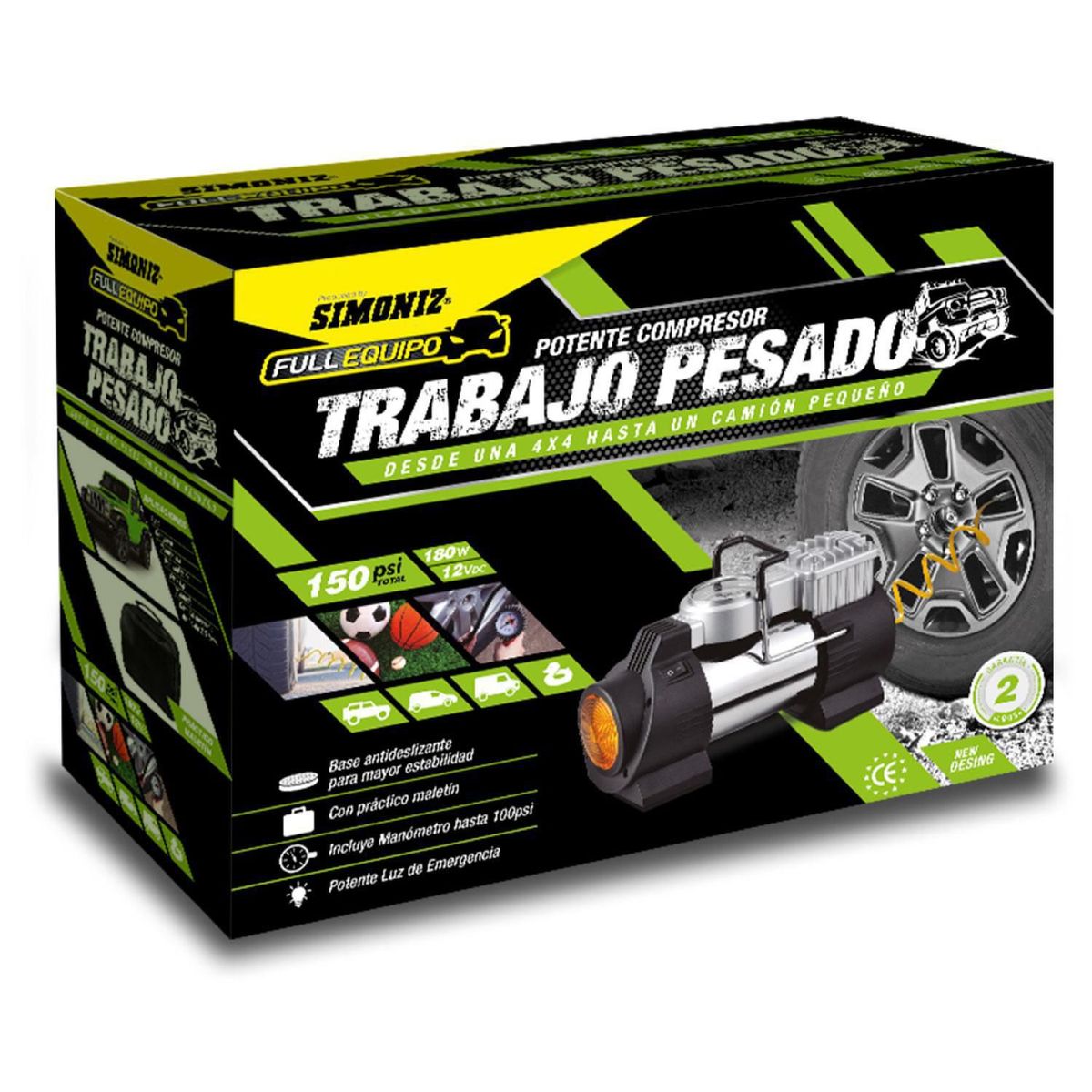 SIMONIZ - Compresor Full Equipo Trabajo Pesado