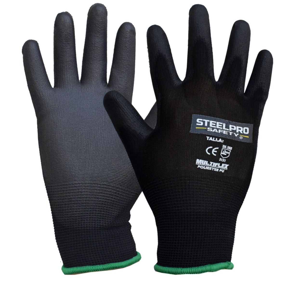 STEELPRO - Guantes de Seguridad Nitrilo FOAM Pack x 3 pares Talla M