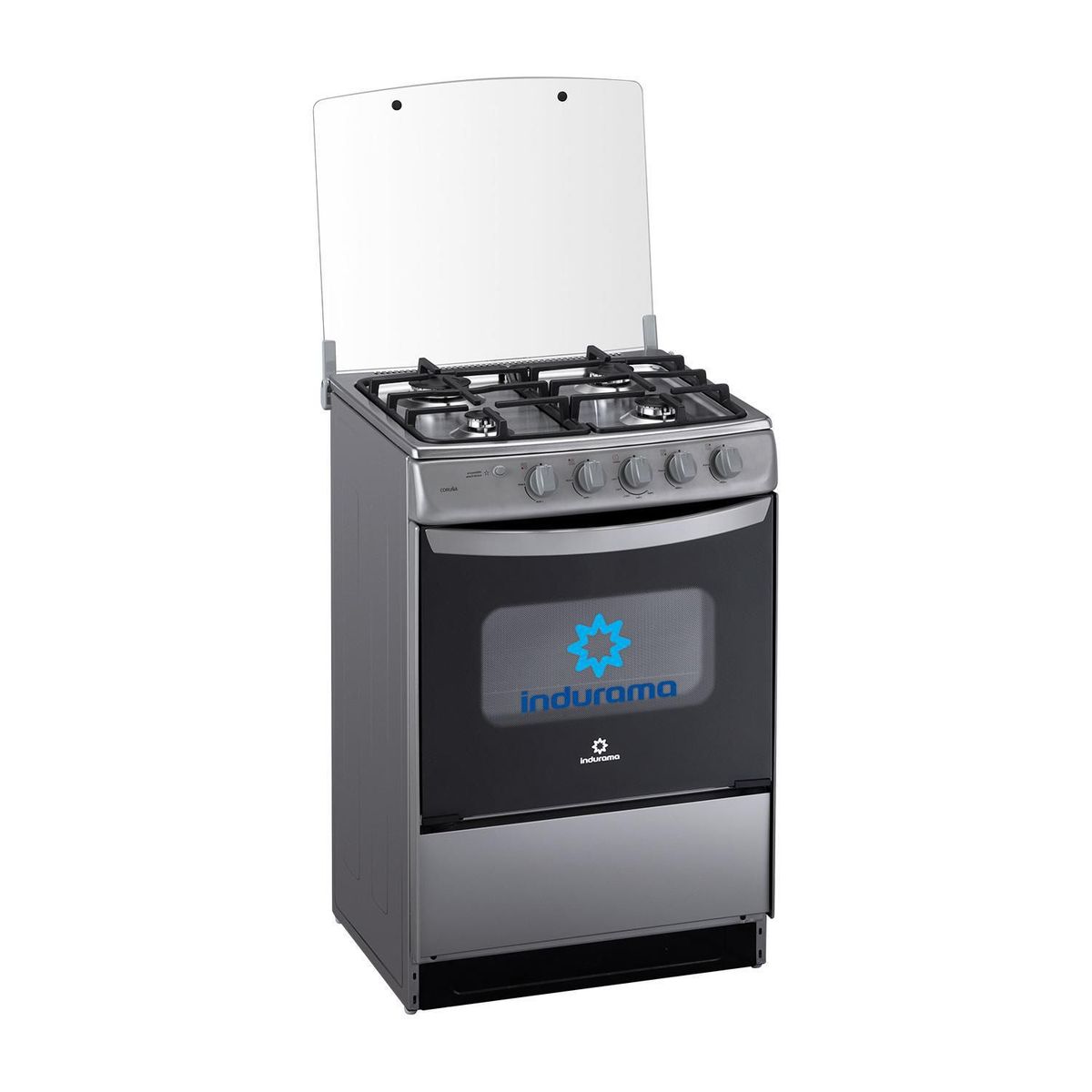 INDURAMA - Cocina Indurama a Gas 4 Hornillas Coruña Spazio Plus Croma