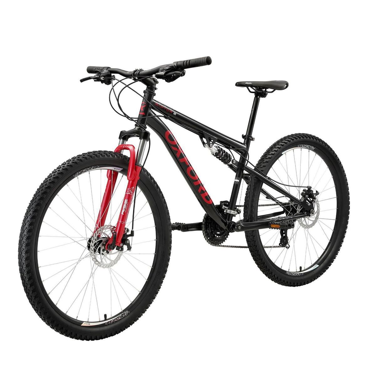 OXFORD - Bicicleta Raptor21v M 27.5 Negro/Rojo