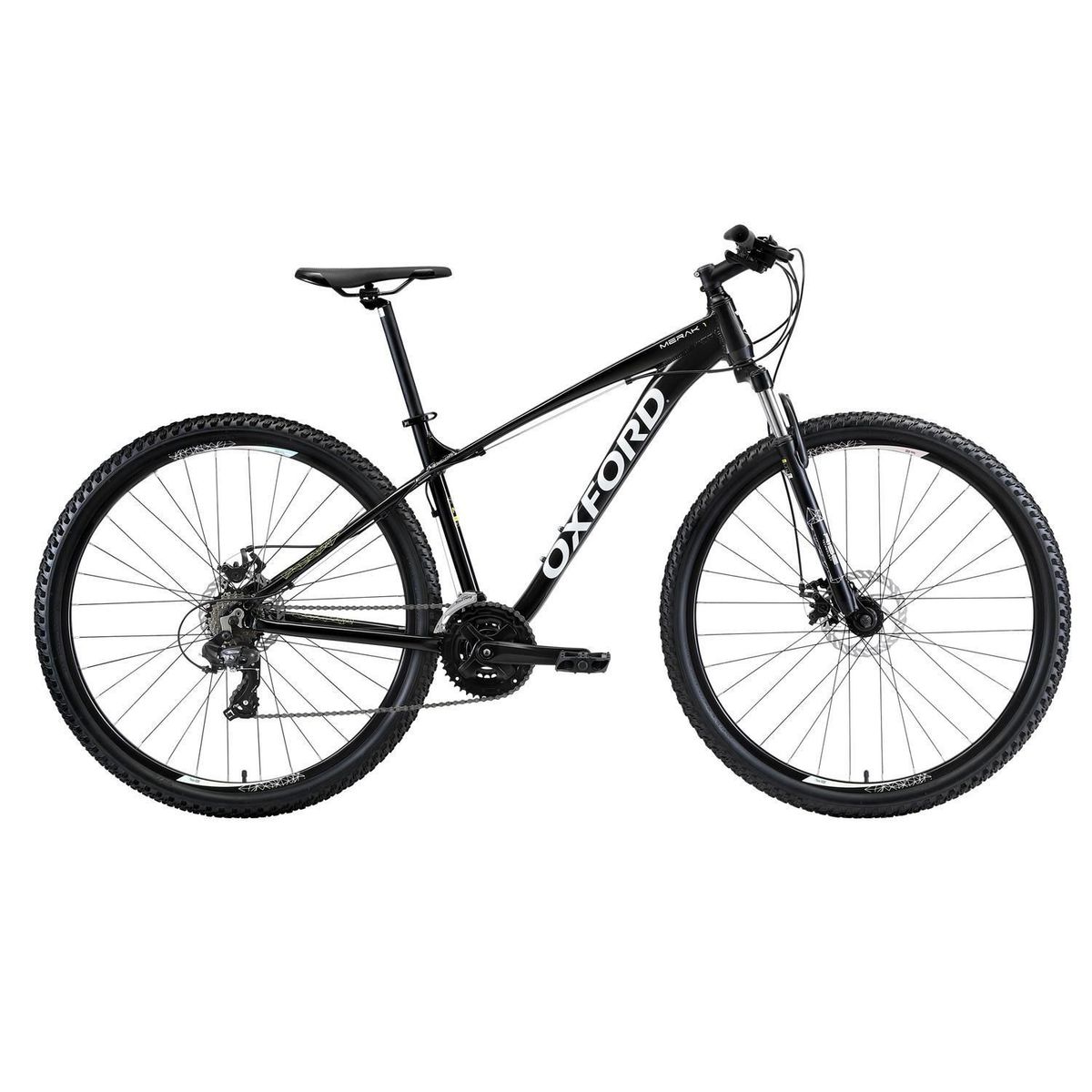 OXFORD - Bicicleta Merak 1 21v L 29 Negro/Blanco
