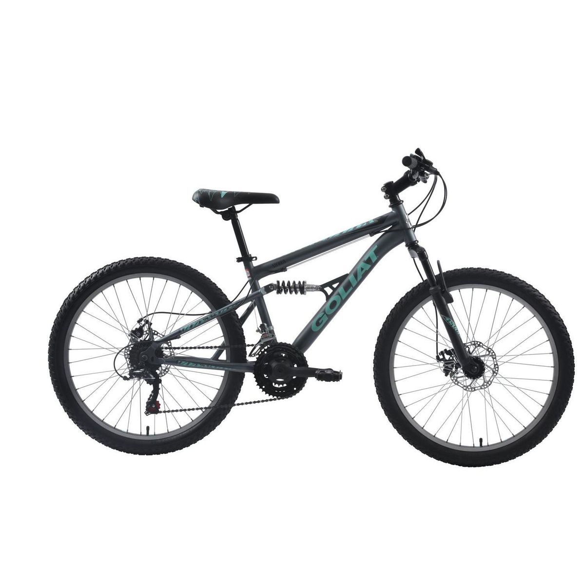 GOLIAT - Bicicleta Sierra Suspensión 24 Grafito