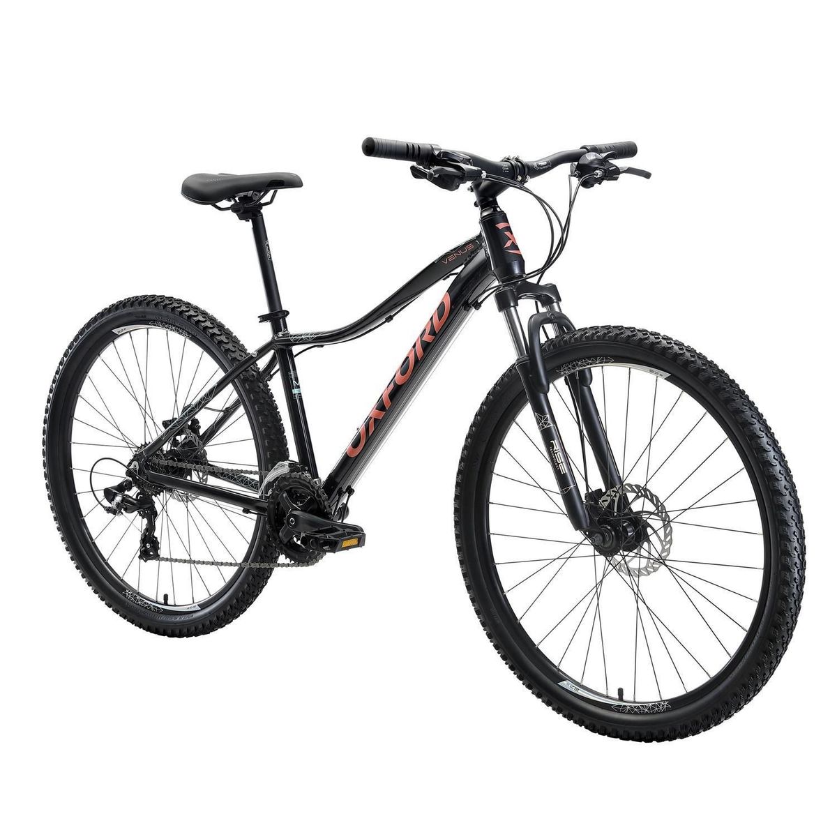 OXFORD - Bicicleta Venus 1 21v S 27.5 Negro/Coral