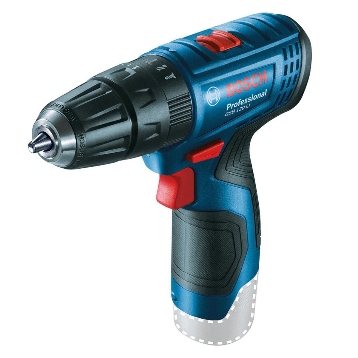 BOSCH - Taladro Percutor/Atornillador Inalámbrico Bosch GSB 120-LI 3/8" 12V (Sin batería) 
