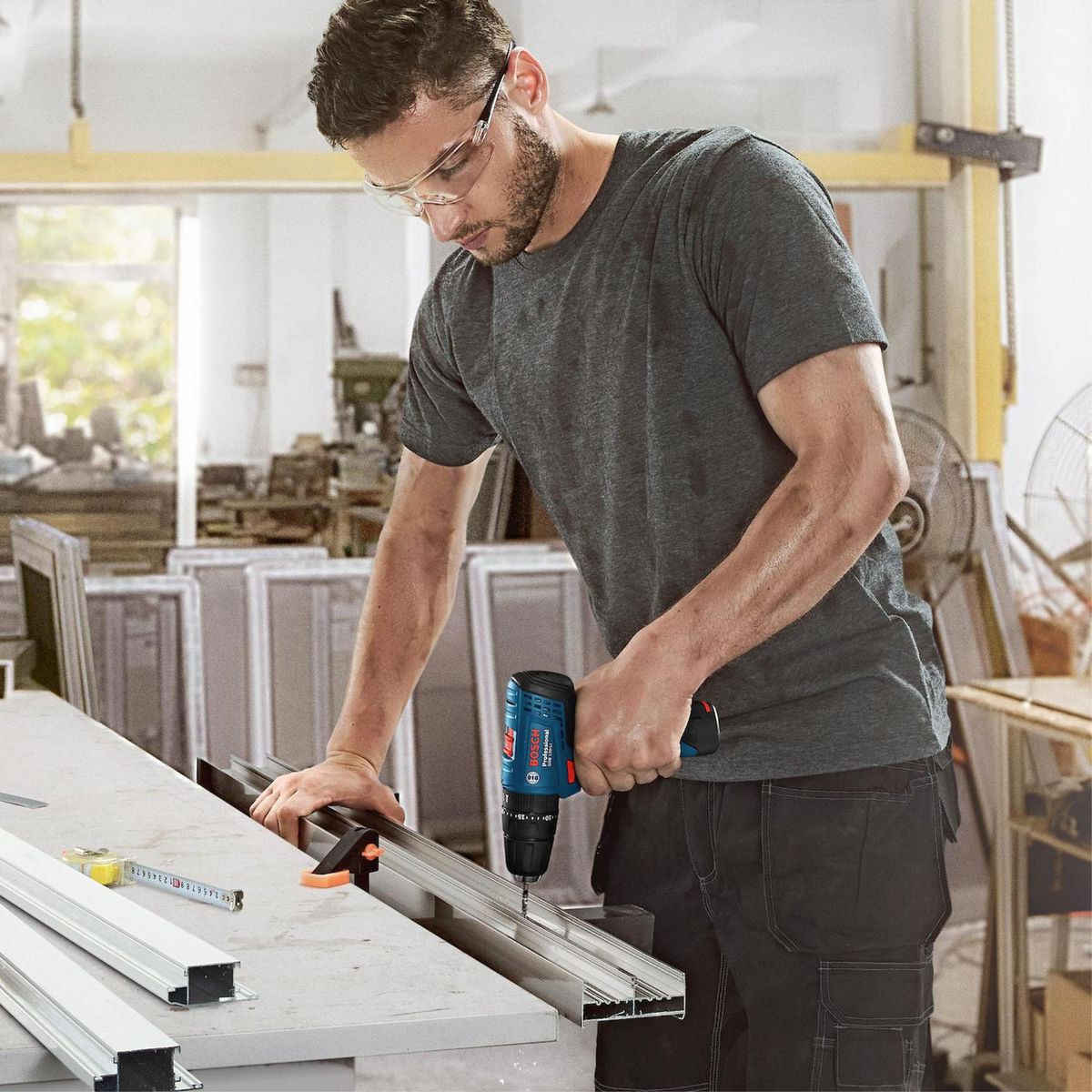 BOSCH - Taladro Percutor/Atornillador Inalámbrico Bosch GSB 120-LI 3/8" 12V (Sin batería) 