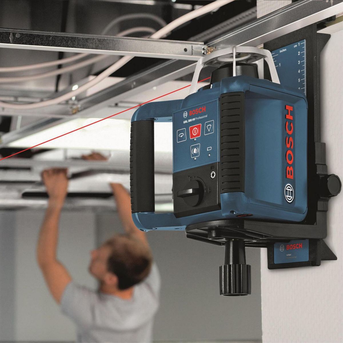 BOSCH - Nivel láser giratorio Bosch GRL 300 HV, 300 mt en maletín