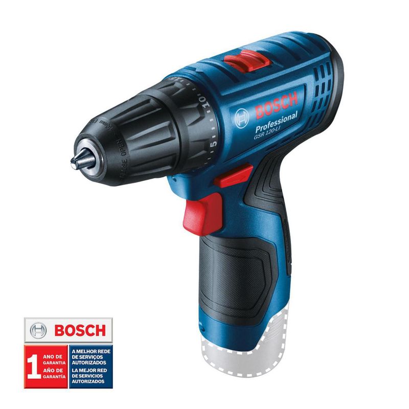 BOSCH - Taladro Atornillador Bosch GSR 120-LI (Sin batería) 