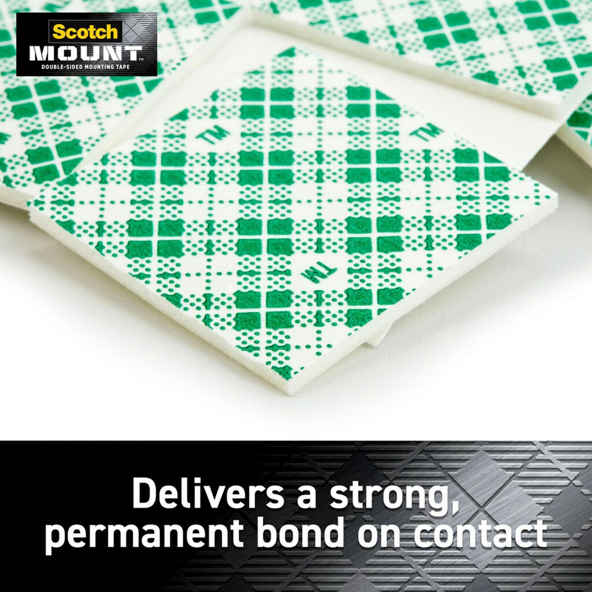 SCOTCH - Cinta Doble Contacto 3M Scotch-Mount 24 Cuadrados
