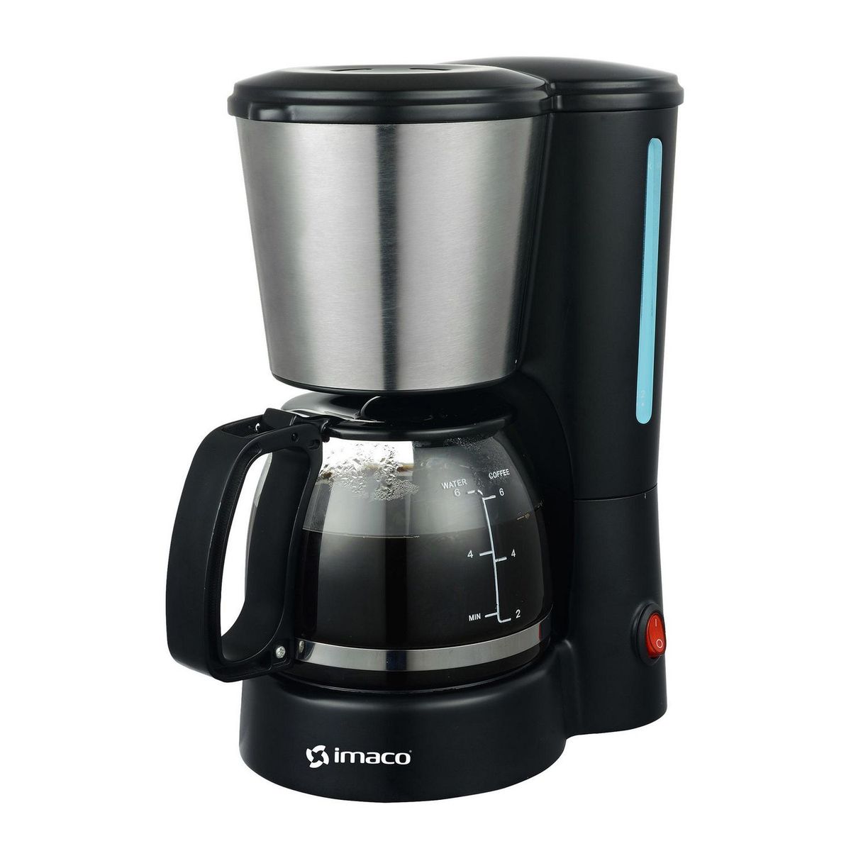 IMACO - Cafetera Electrica 6 Tazas 650W