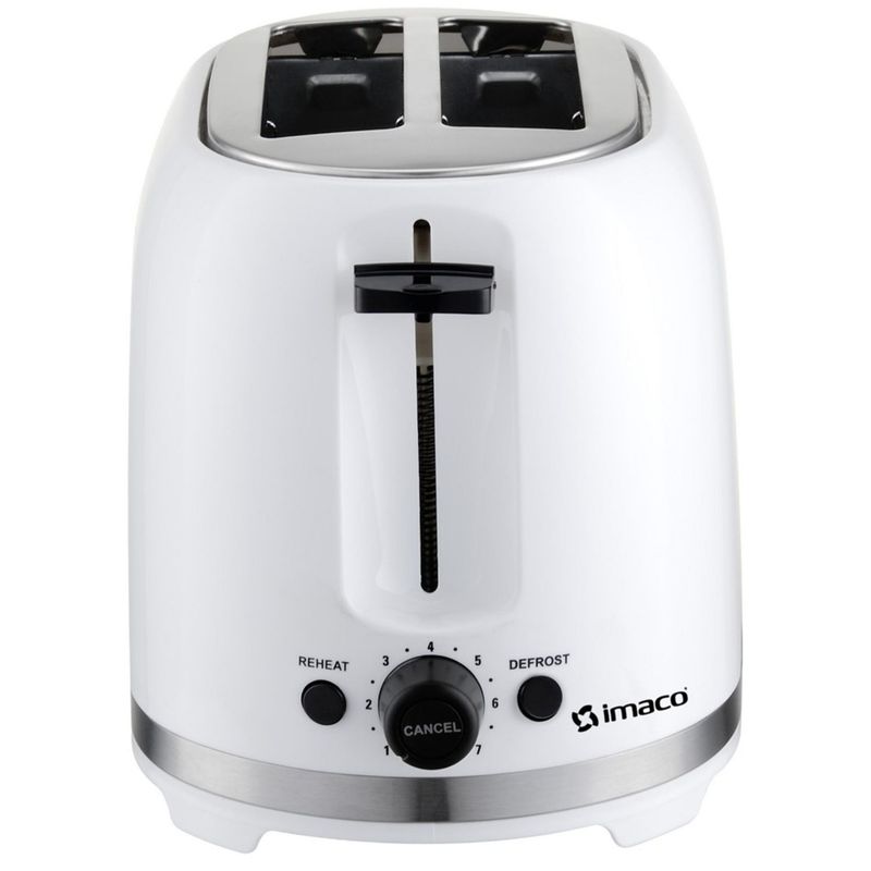 IMACO - Tostadora 850W IBT2085 Blanco