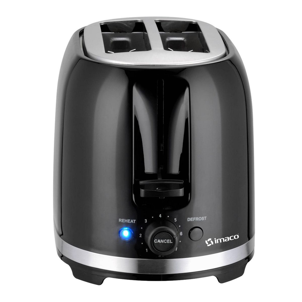 IMACO - Tostadora 850W Negro IBT2085