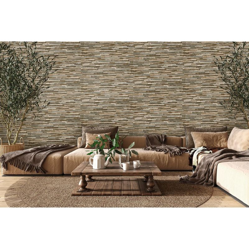 SAN LORENZO - Cerámica Fachaleta Grava Natural 30x60cm 1.25m2 para muro