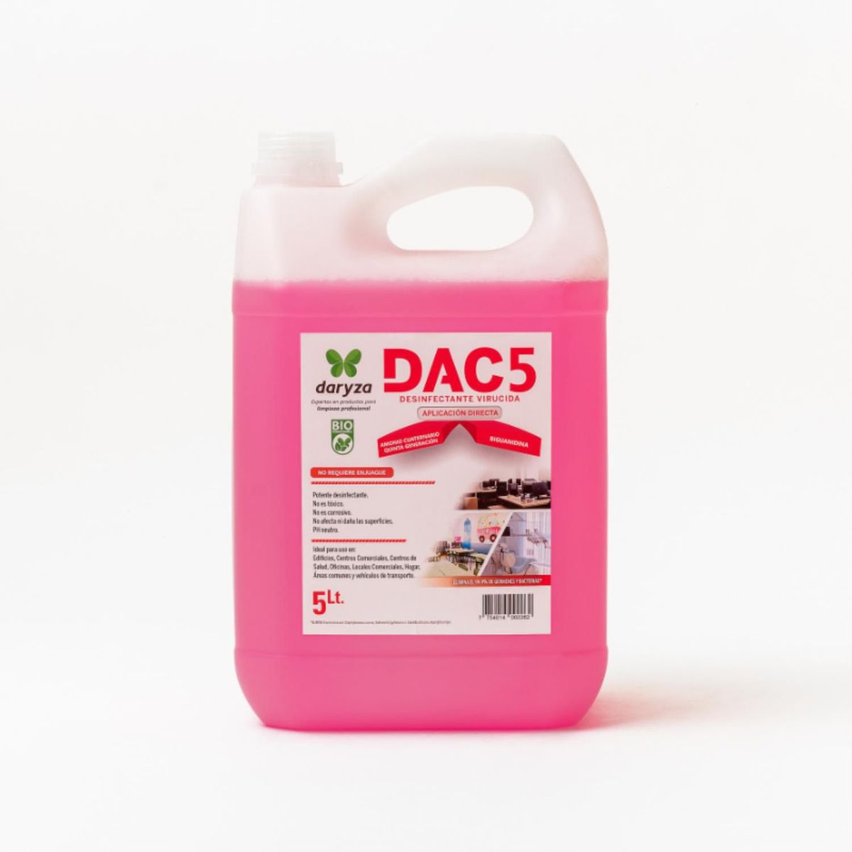 DARYZA - Desinfectante Dac5 Aplicación Directa 5L