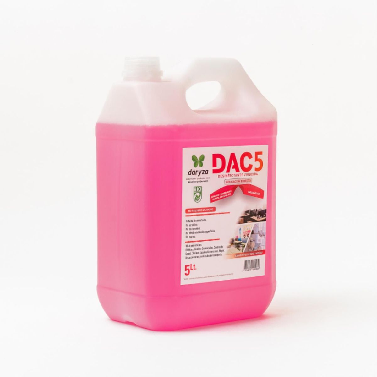 DARYZA - Desinfectante Dac5 Aplicación Directa 5L