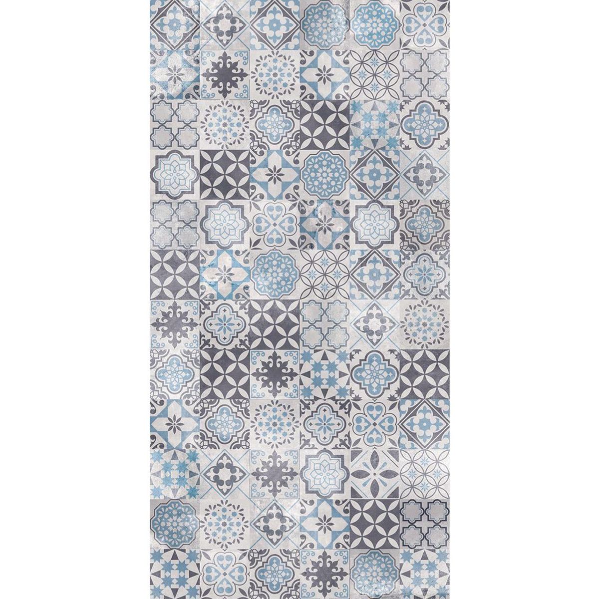  - Simplísima Placa Decorativa de Fibrocemento 2.40x1.20m Deco Ankara Indigo 6mm