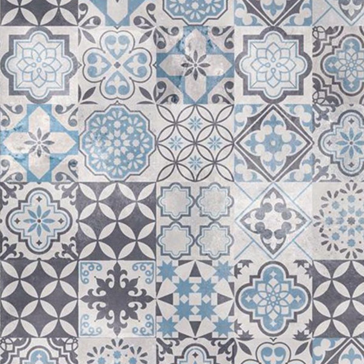  - Simplísima Placa Decorativa de Fibrocemento 2.40x1.20m Deco Ankara Indigo 6mm