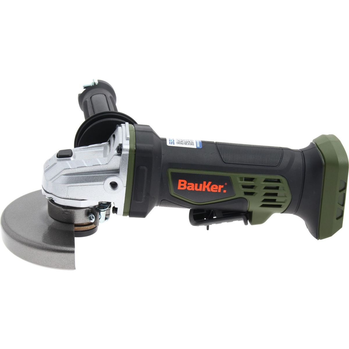 BAUKER - Esmeril Angular Free Power Inalámbrico Bauker 4 1/2" 18V + Bat 2Ah
