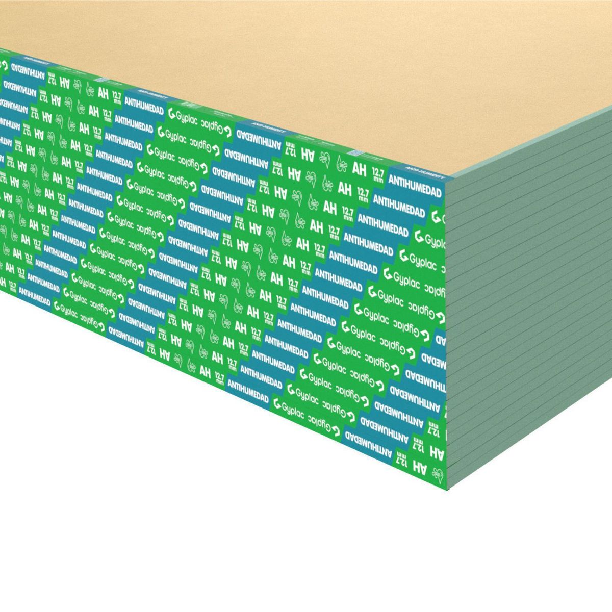 GYPLAC - Placa Gyplac Antihumedad 1.22 x 2.44 12.7 mm