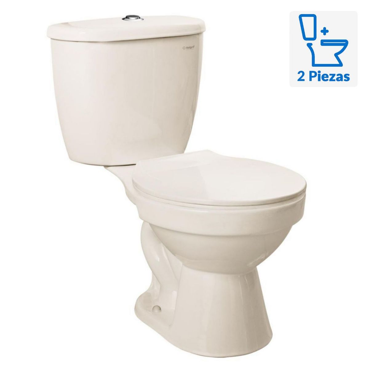ITALGRIF - WC Inodoro Italgrif Dos Piezas Cancun Bone