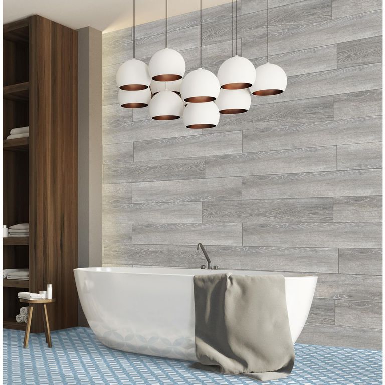 Porcelanato Gris Maderado 19.3x89.3cm 1.55m2 | Sodimac Perú