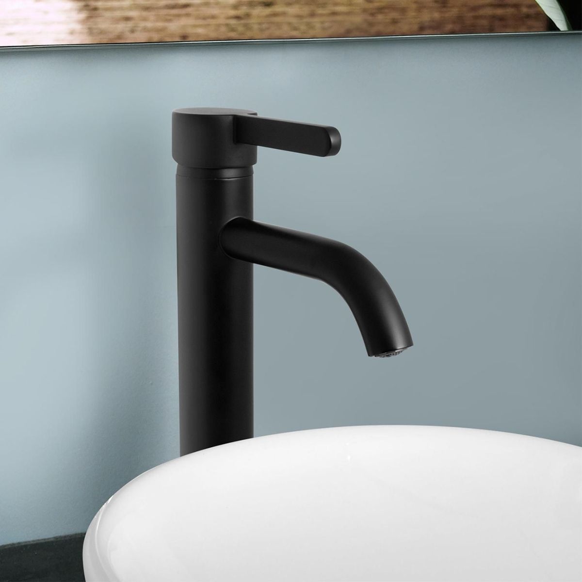 ITALGRIF - Llave de Lavatorio Monocomando Cartagena Alto Negro