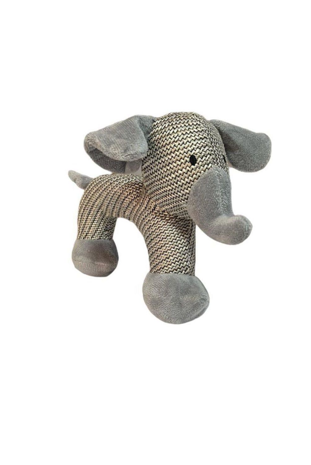 ACCECAN - Juguete para Perro Peluche Elefante Gris 6x9x24cm