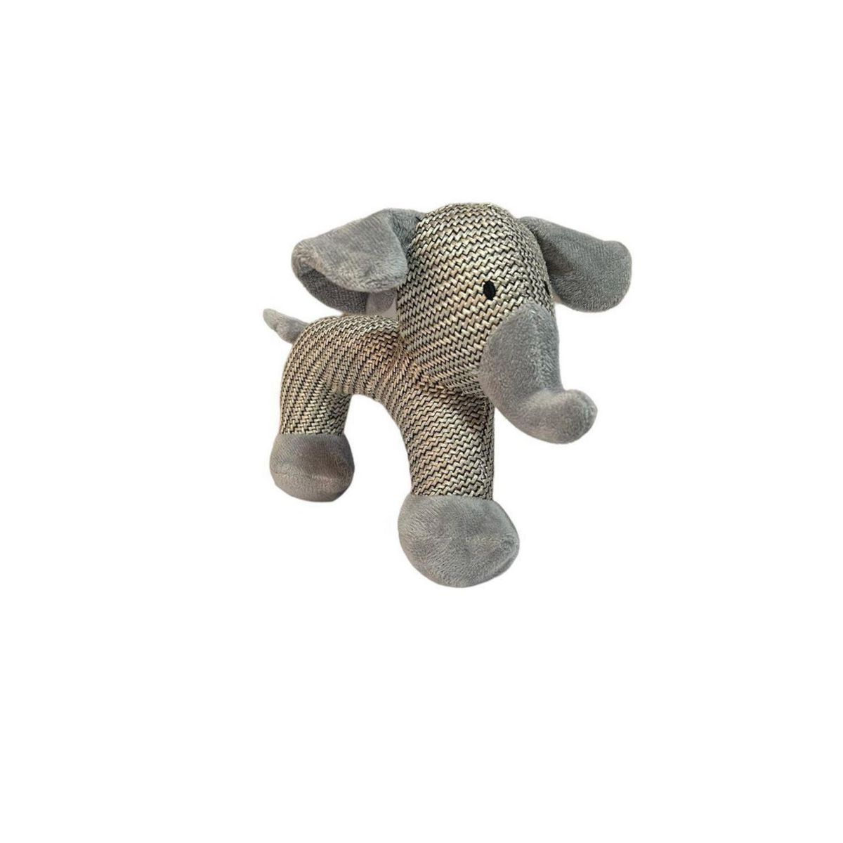 ACCECAN - Juguete para Perro Peluche Elefante Gris 6x9x24cm