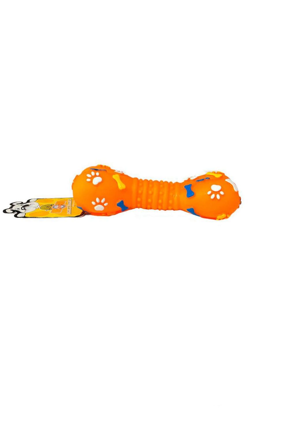 ACCECAN - Juguete Hueso De Plastico Naranja
