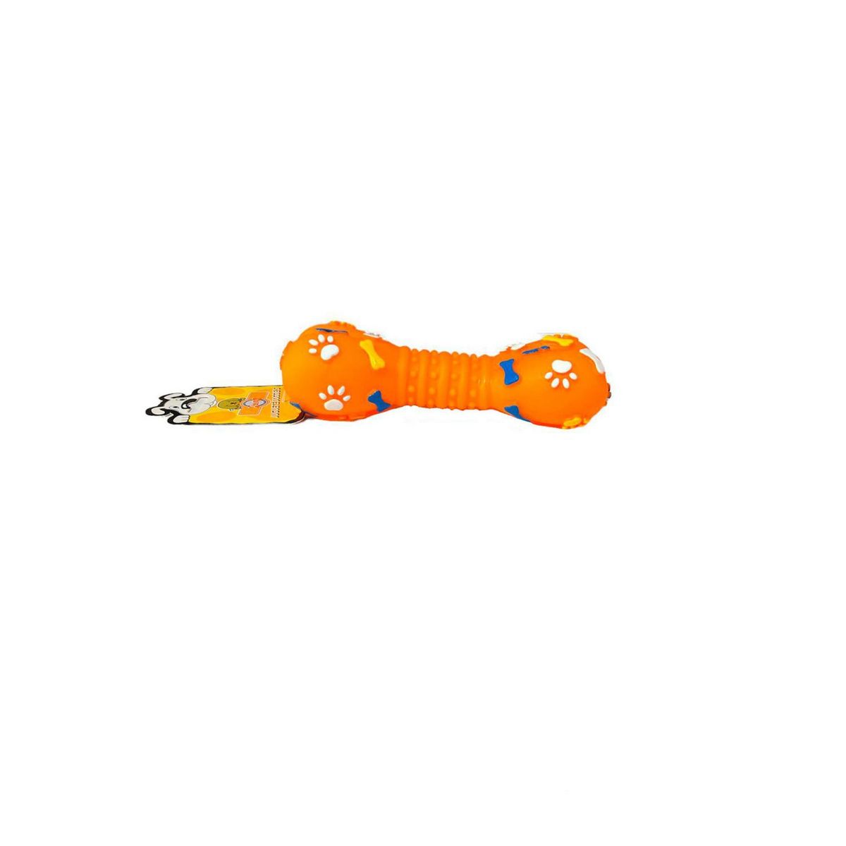 ACCECAN - Juguete Hueso De Plastico Naranja