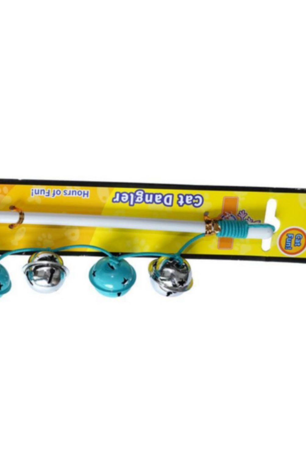 ACCECAN - Juguete Varita para Gato Plástico Celeste 1x1x47cm