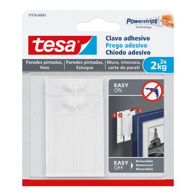 Clavo Adhesivo Pared Pintada 2 kg x 2 unid