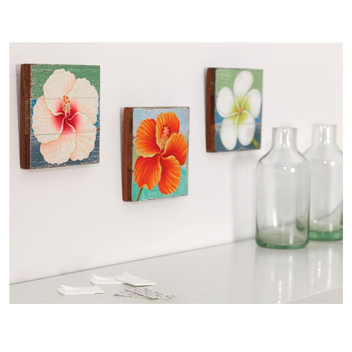 TESA - Gancho para Cuadros Blanco x 2 unid.