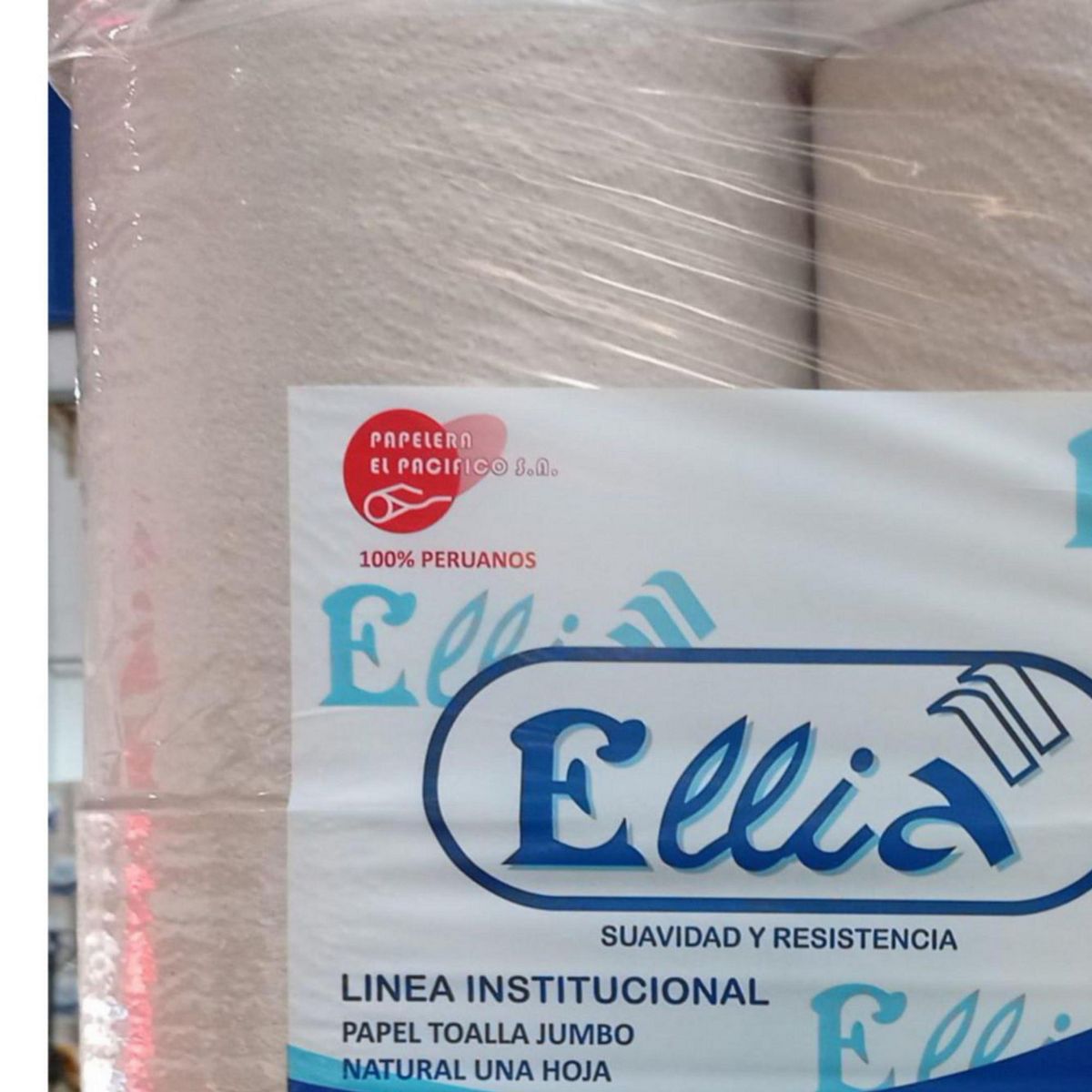 ELLIA - Papel Toalla Jumbo Ellia 4 Rollos 300M