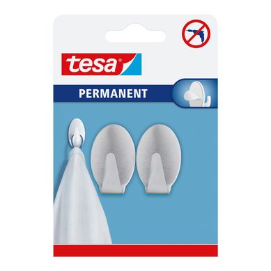 Gancho Met�lico Permanente Ovalado L x 2 unid.